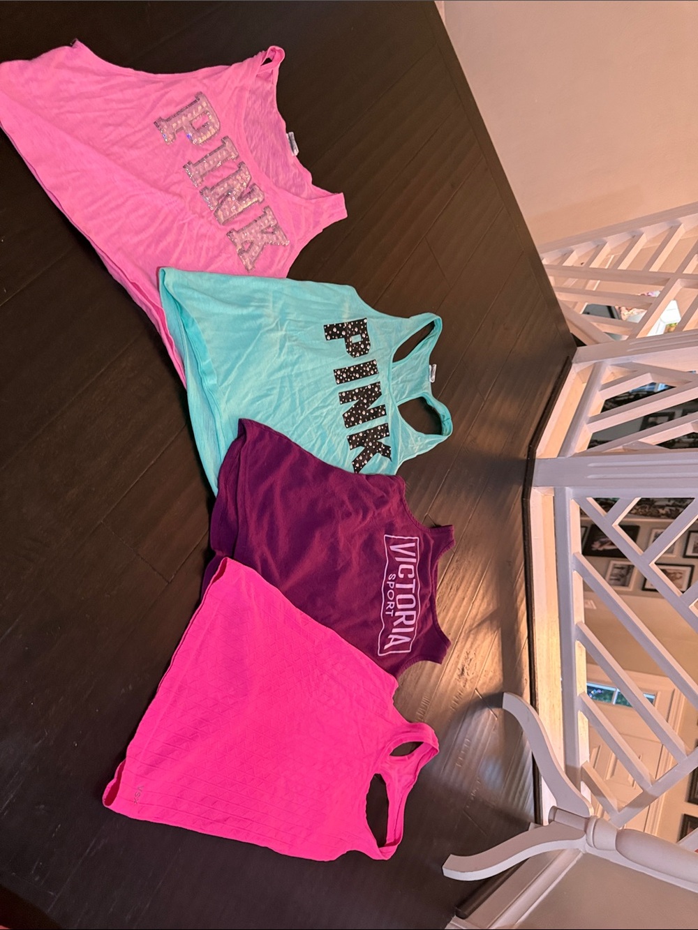 PINK Victoria's Secret Tank Tops - Pink, Light Blue, Purple, Hot Pink lot